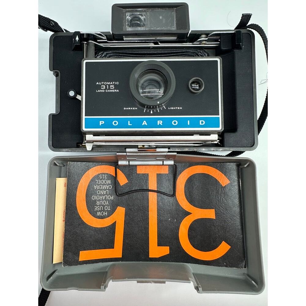 Polaroid Automatic 315 Land Camera Vintage Folding Instant Film Untested Clean